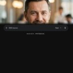 Портрет уверенного бизнесмена компании Бетонный Двор на нейтральном фоне в студийном освещении